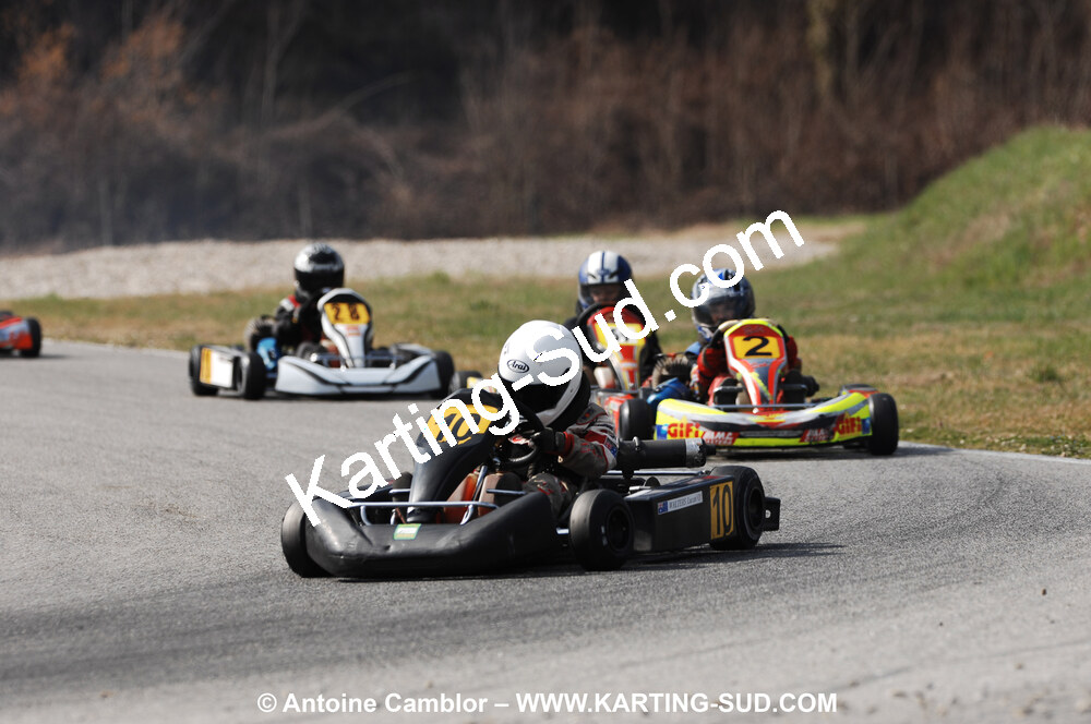 07/03/2010 : 1ère manche du Championnat du Sud 2010 à Lavelanet (photos Antoine Camblor) 2010 — karting