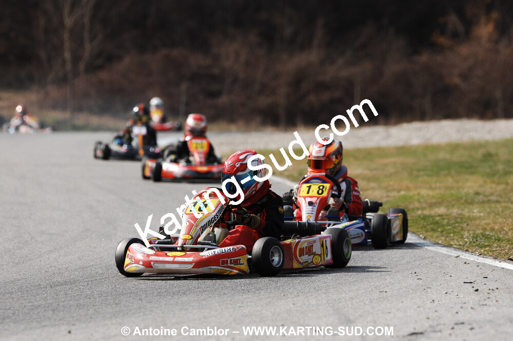 07/03/2010 : 1ère manche du Championnat du Sud 2010 à Lavelanet (photos Antoine Camblor) 2010 — karting