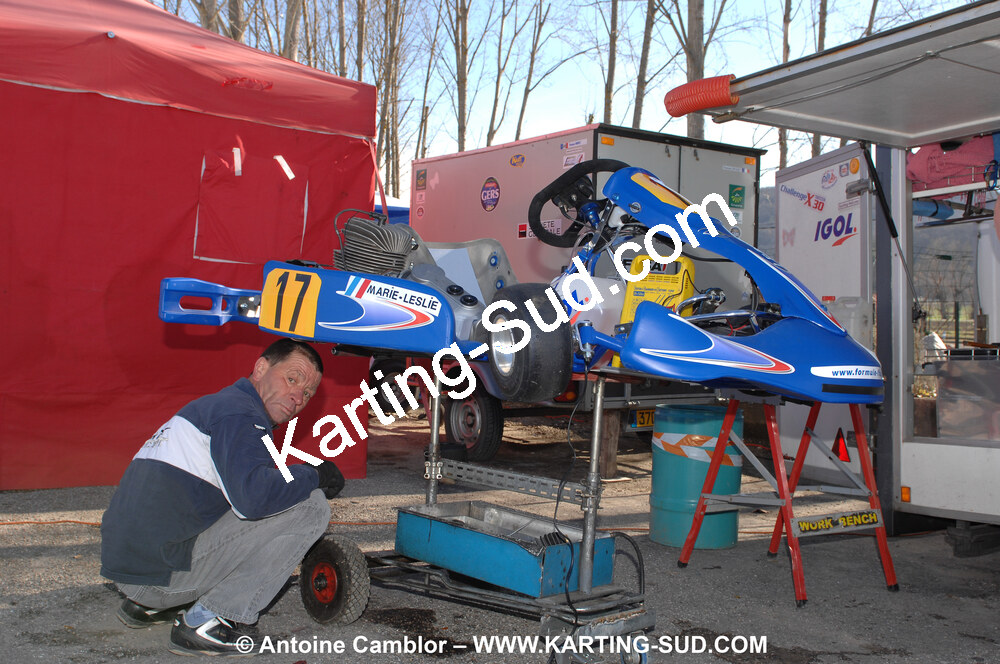 07/03/2010 : 1ère manche du Championnat du Sud 2010 à Lavelanet (photos Antoine Camblor) 2010 — karting