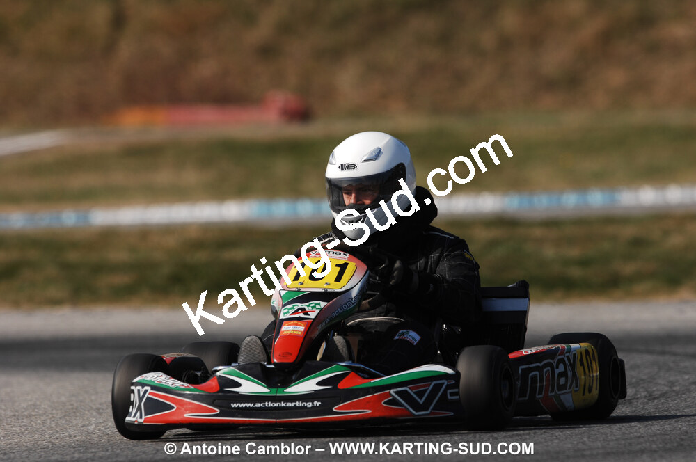 07/03/2010 : 1ère manche du Championnat du Sud 2010 à Lavelanet (photos Antoine Camblor) 2010 — karting