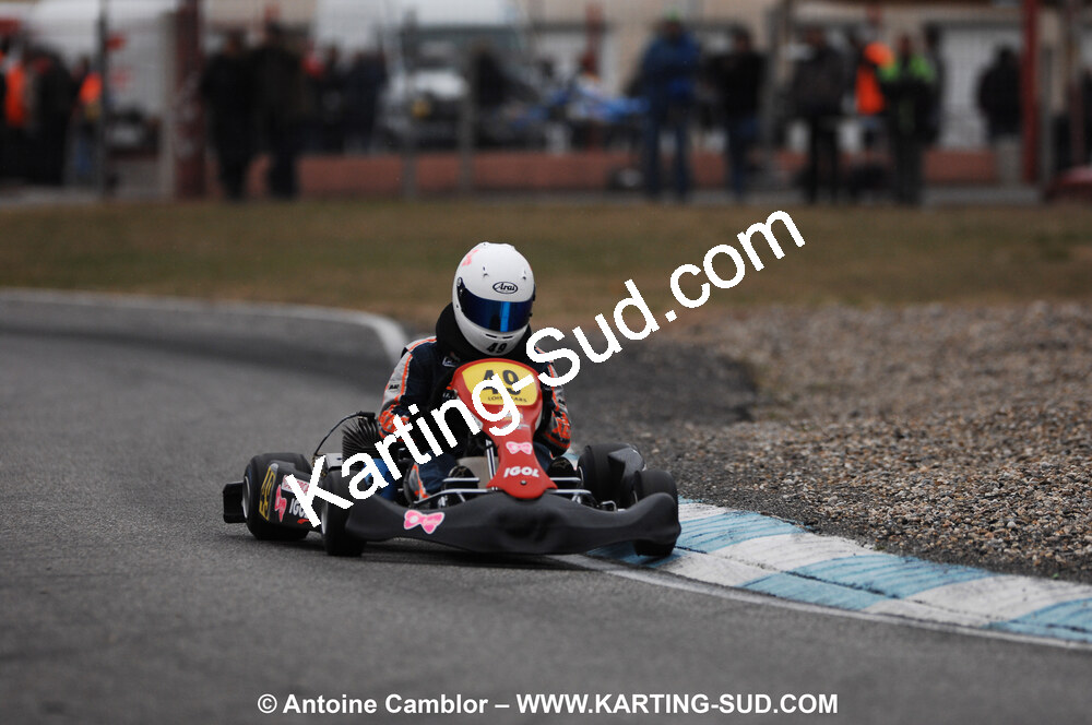 07/03/2010 : 1ère manche du Championnat du Sud 2010 à Lavelanet (photos Antoine Camblor) 2010 — karting