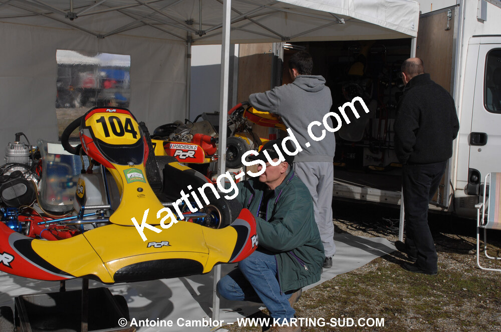 07/03/2010 : 1ère manche du Championnat du Sud 2010 à Lavelanet (photos Antoine Camblor) 2010 — karting