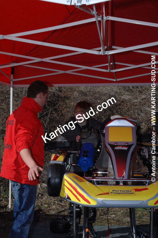07/03/2010 : 1ère manche du Championnat du Sud 2010 à Lavelanet (photos Antoine Camblor) 2010 — karting