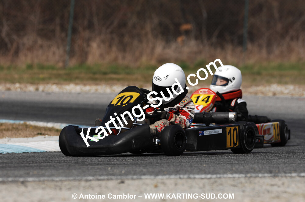 07/03/2010 : 1ère manche du Championnat du Sud 2010 à Lavelanet (photos Antoine Camblor) 2010 — karting