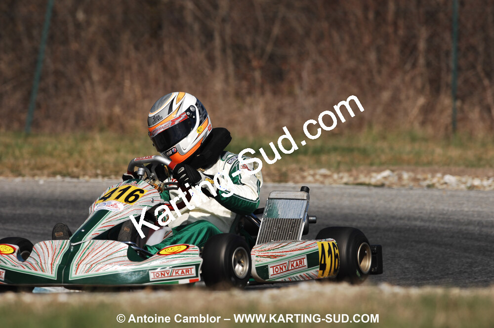 07/03/2010 : 1ère manche du Championnat du Sud 2010 à Lavelanet (photos Antoine Camblor) 2010 — karting
