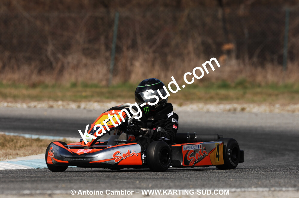 07/03/2010 : 1ère manche du Championnat du Sud 2010 à Lavelanet (photos Antoine Camblor) 2010 — karting