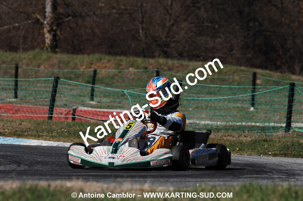 07/03/2010 : 1ère manche du Championnat du Sud 2010 à Lavelanet (photos Antoine Camblor) 2010 — karting