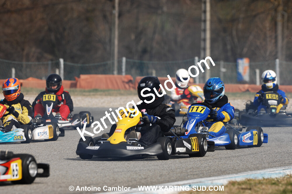 07/03/2010 : 1ère manche du Championnat du Sud 2010 à Lavelanet (photos Antoine Camblor) 2010 — karting