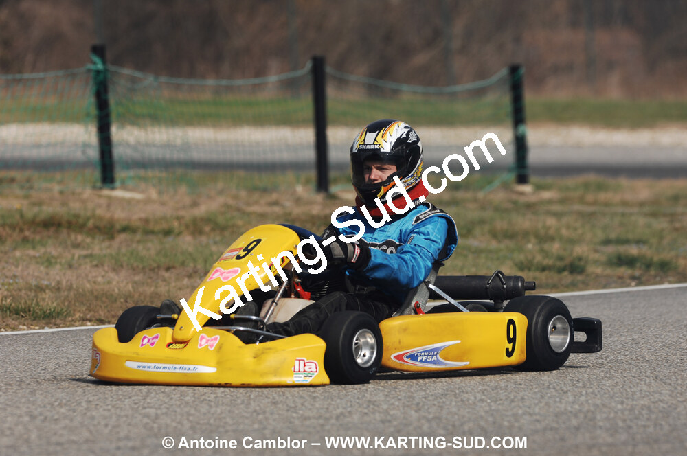 07/03/2010 : 1ère manche du Championnat du Sud 2010 à Lavelanet (photos Antoine Camblor) 2010 — karting