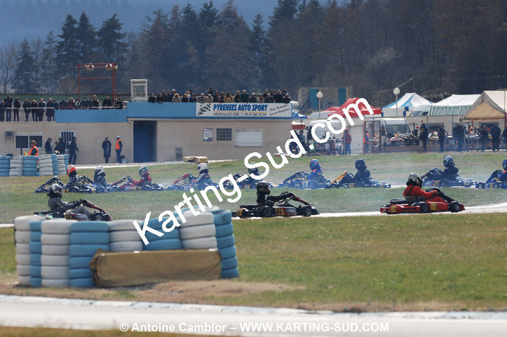 07/03/2010 : 1ère manche du Championnat du Sud 2010 à Lavelanet (photos Antoine Camblor) 2010 — karting
