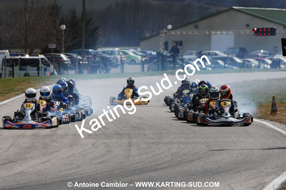 07/03/2010 : 1ère manche du Championnat du Sud 2010 à Lavelanet (photos Antoine Camblor) 2010 — karting
