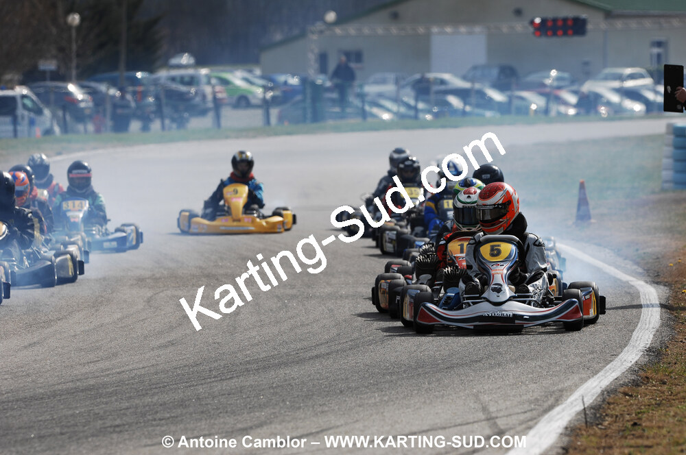 07/03/2010 : 1ère manche du Championnat du Sud 2010 à Lavelanet (photos Antoine Camblor) 2010 — karting