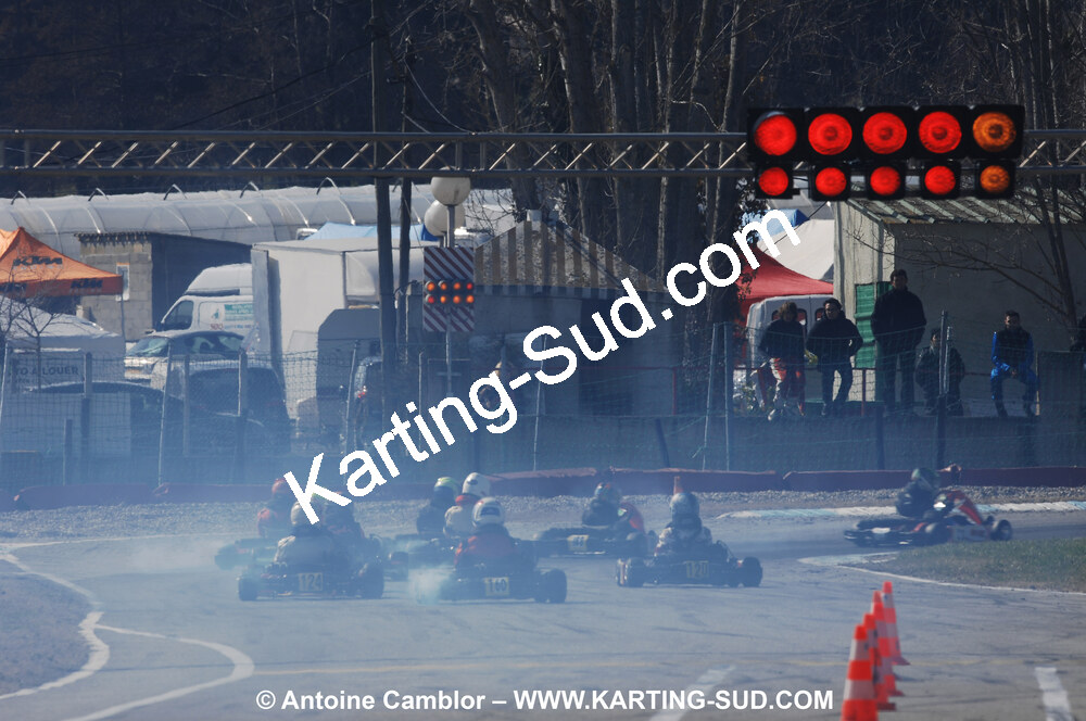 07/03/2010 : 1ère manche du Championnat du Sud 2010 à Lavelanet (photos Antoine Camblor) 2010 — karting