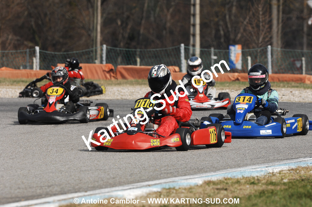 07/03/2010 : 1ère manche du Championnat du Sud 2010 à Lavelanet (photos Antoine Camblor) 2010 — karting