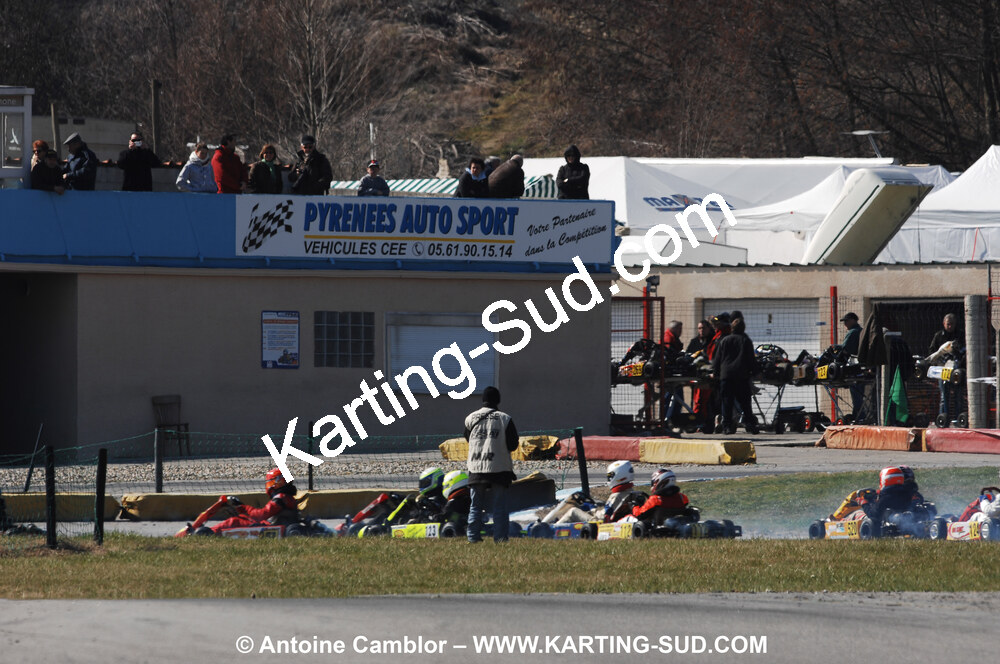 07/03/2010 : 1ère manche du Championnat du Sud 2010 à Lavelanet (photos Antoine Camblor) 2010 — karting