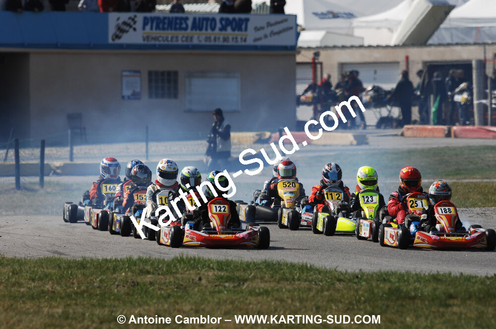 07/03/2010 : 1ère manche du Championnat du Sud 2010 à Lavelanet (photos Antoine Camblor) 2010 — karting