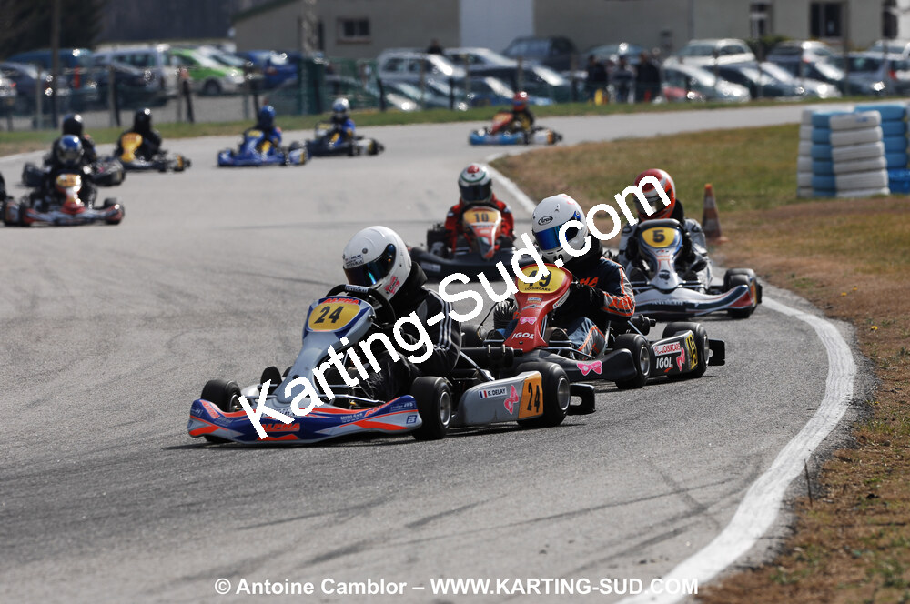 07/03/2010 : 1ère manche du Championnat du Sud 2010 à Lavelanet (photos Antoine Camblor) 2010 — karting