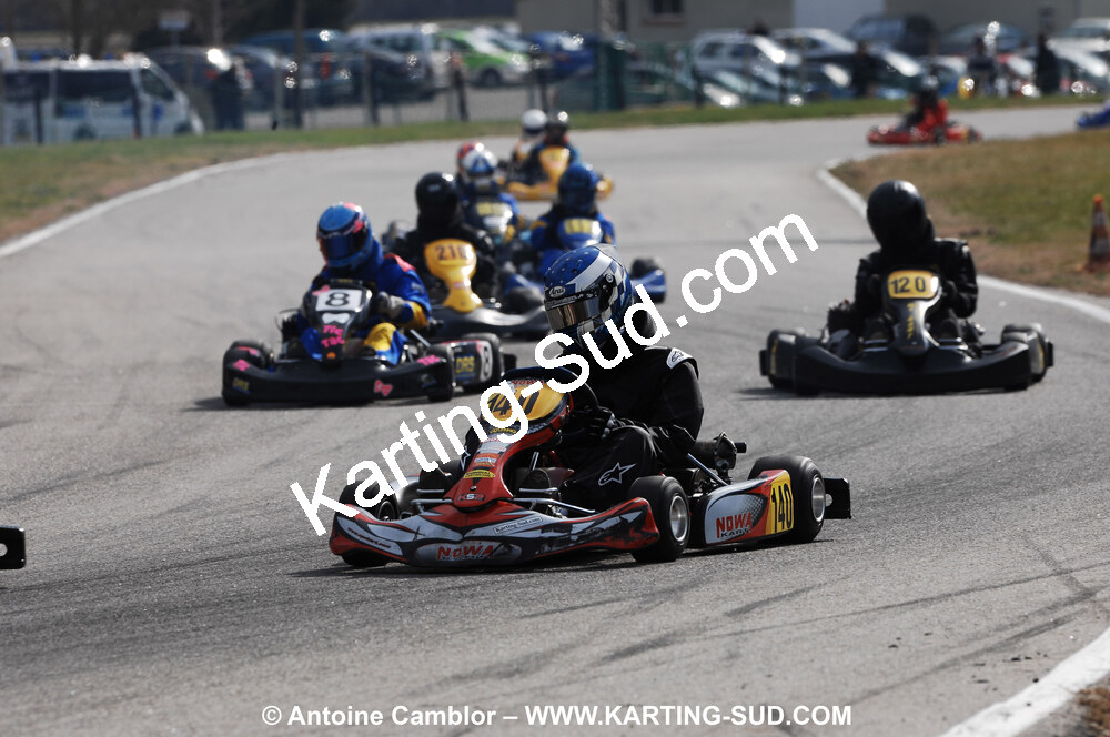 07/03/2010 : 1ère manche du Championnat du Sud 2010 à Lavelanet (photos Antoine Camblor) 2010 — karting