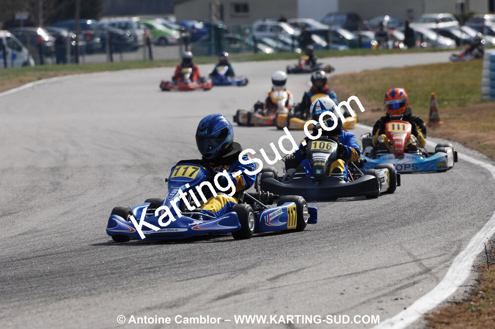 07/03/2010 : 1ère manche du Championnat du Sud 2010 à Lavelanet (photos Antoine Camblor) 2010 — karting