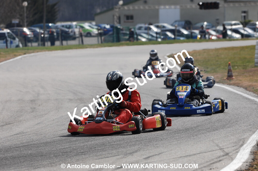 07/03/2010 : 1ère manche du Championnat du Sud 2010 à Lavelanet (photos Antoine Camblor) 2010 — karting
