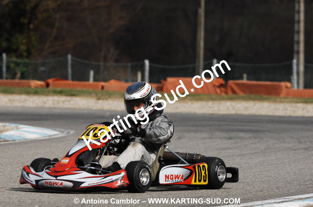 07/03/2010 : 1ère manche du Championnat du Sud 2010 à Lavelanet (photos Antoine Camblor) 2010 — karting