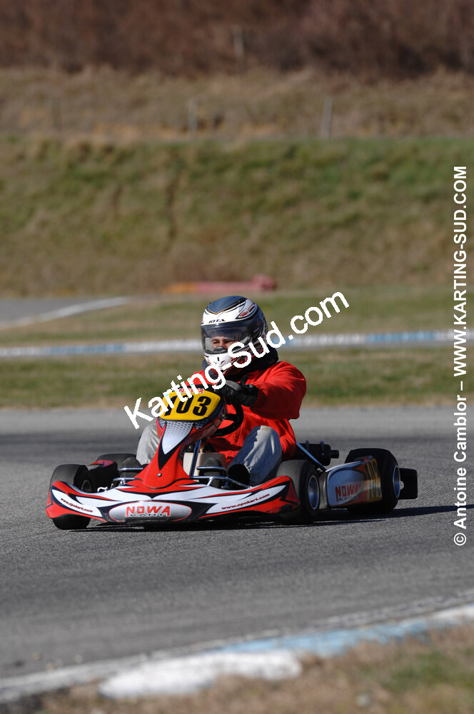 07/03/2010 : 1ère manche du Championnat du Sud 2010 à Lavelanet (photos Antoine Camblor) 2010 — karting