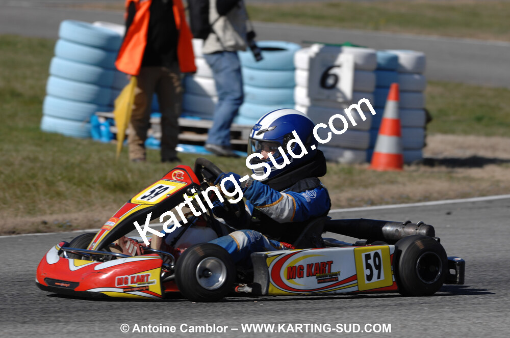 07/03/2010 : 1ère manche du Championnat du Sud 2010 à Lavelanet (photos Antoine Camblor) 2010 — karting
