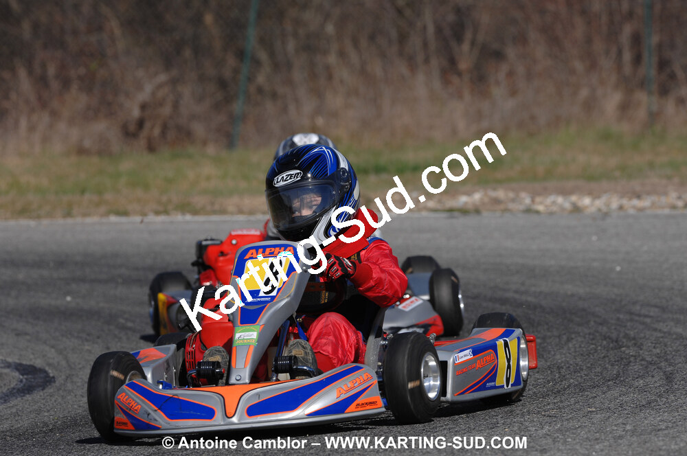 07/03/2010 : 1ère manche du Championnat du Sud 2010 à Lavelanet (photos Antoine Camblor) 2010 — karting