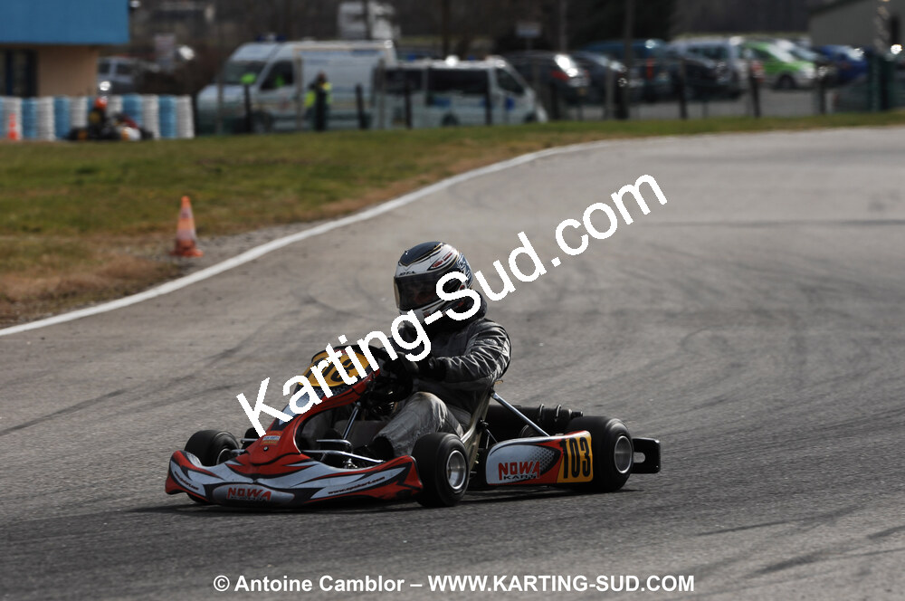 07/03/2010 : 1ère manche du Championnat du Sud 2010 à Lavelanet (photos Antoine Camblor) 2010 — karting