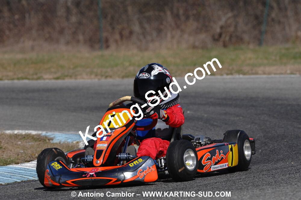 07/03/2010 : 1ère manche du Championnat du Sud 2010 à Lavelanet (photos Antoine Camblor) 2010 — karting