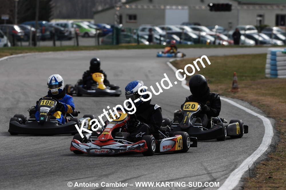 07/03/2010 : 1ère manche du Championnat du Sud 2010 à Lavelanet (photos Antoine Camblor) 2010 — karting