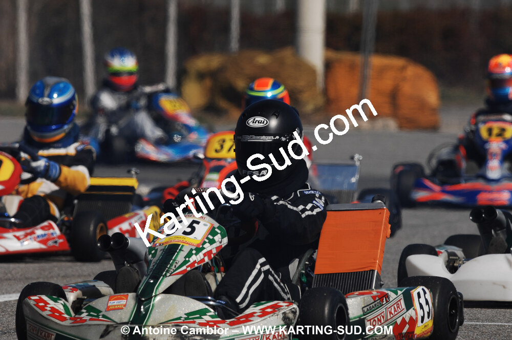 07/03/2010 : 1ère manche du Championnat du Sud 2010 à Lavelanet (photos Antoine Camblor) 2010 — karting