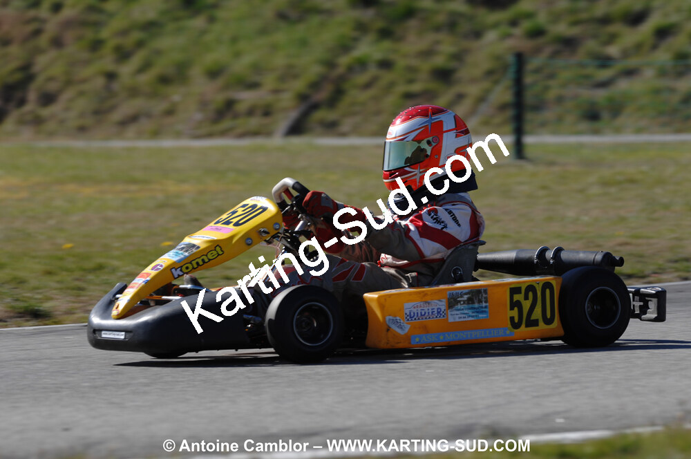 07/03/2010 : 1ère manche du Championnat du Sud 2010 à Lavelanet (photos Antoine Camblor) 2010 — karting
