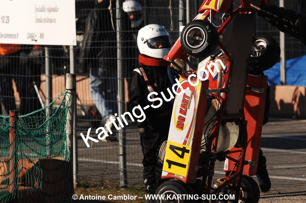 07/03/2010 : 1ère manche du Championnat du Sud 2010 à Lavelanet (photos Antoine Camblor) 2010 — karting