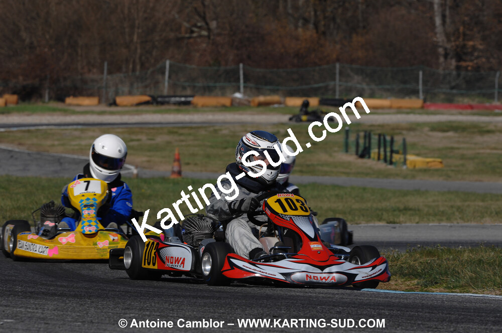 07/03/2010 : 1ère manche du Championnat du Sud 2010 à Lavelanet (photos Antoine Camblor) 2010 — karting
