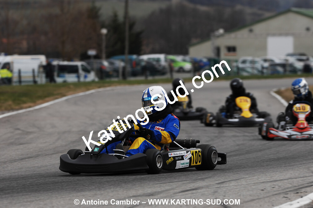 07/03/2010 : 1ère manche du Championnat du Sud 2010 à Lavelanet (photos Antoine Camblor) 2010 — karting