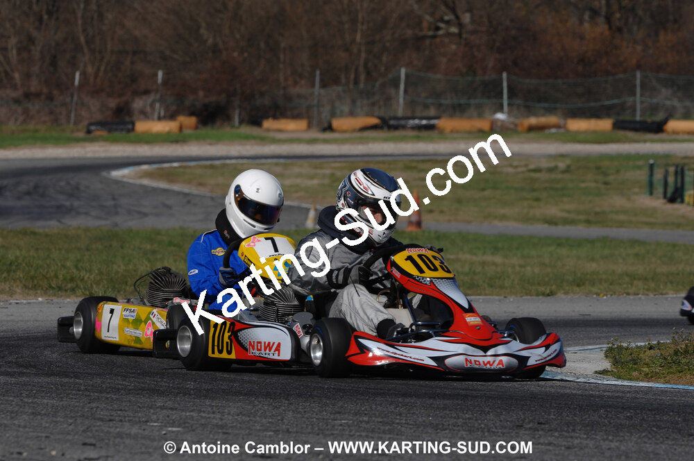 07/03/2010 : 1ère manche du Championnat du Sud 2010 à Lavelanet (photos Antoine Camblor) 2010 — karting