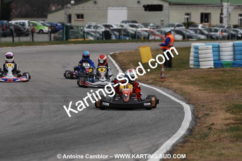07/03/2010 : 1ère manche du Championnat du Sud 2010 à Lavelanet (photos Antoine Camblor) 2010 — karting