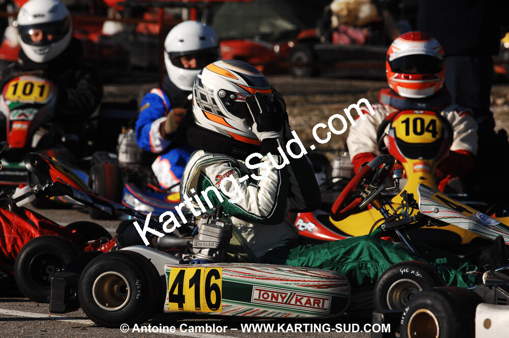 07/03/2010 : 1ère manche du Championnat du Sud 2010 à Lavelanet (photos Antoine Camblor) 2010 — karting