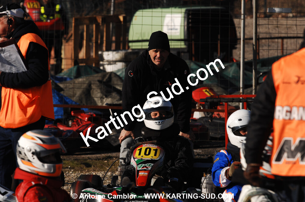 07/03/2010 : 1ère manche du Championnat du Sud 2010 à Lavelanet (photos Antoine Camblor) 2010 — karting