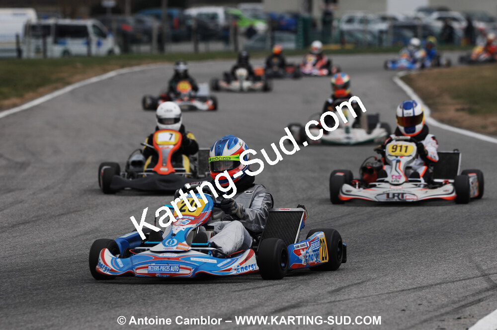 07/03/2010 : 1ère manche du Championnat du Sud 2010 à Lavelanet (photos Antoine Camblor) 2010 — karting