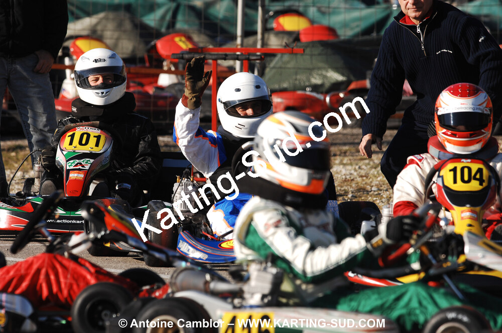 07/03/2010 : 1ère manche du Championnat du Sud 2010 à Lavelanet (photos Antoine Camblor) 2010 — karting