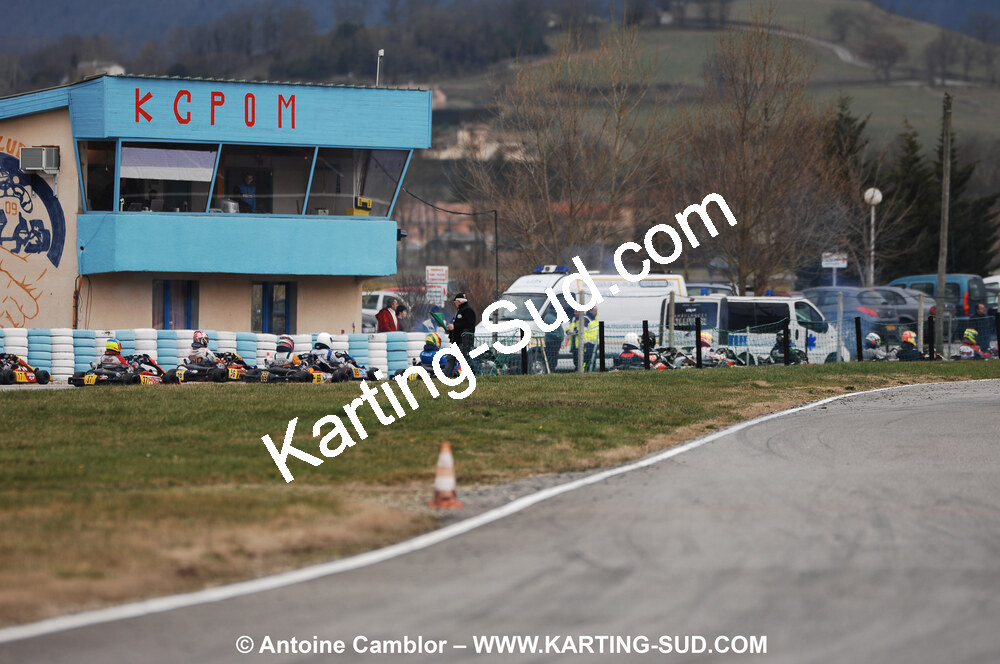 07/03/2010 : 1ère manche du Championnat du Sud 2010 à Lavelanet (photos Antoine Camblor) 2010 — karting