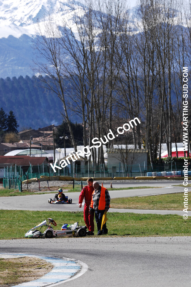 07/03/2010 : 1ère manche du Championnat du Sud 2010 à Lavelanet (photos Antoine Camblor) 2010 — karting