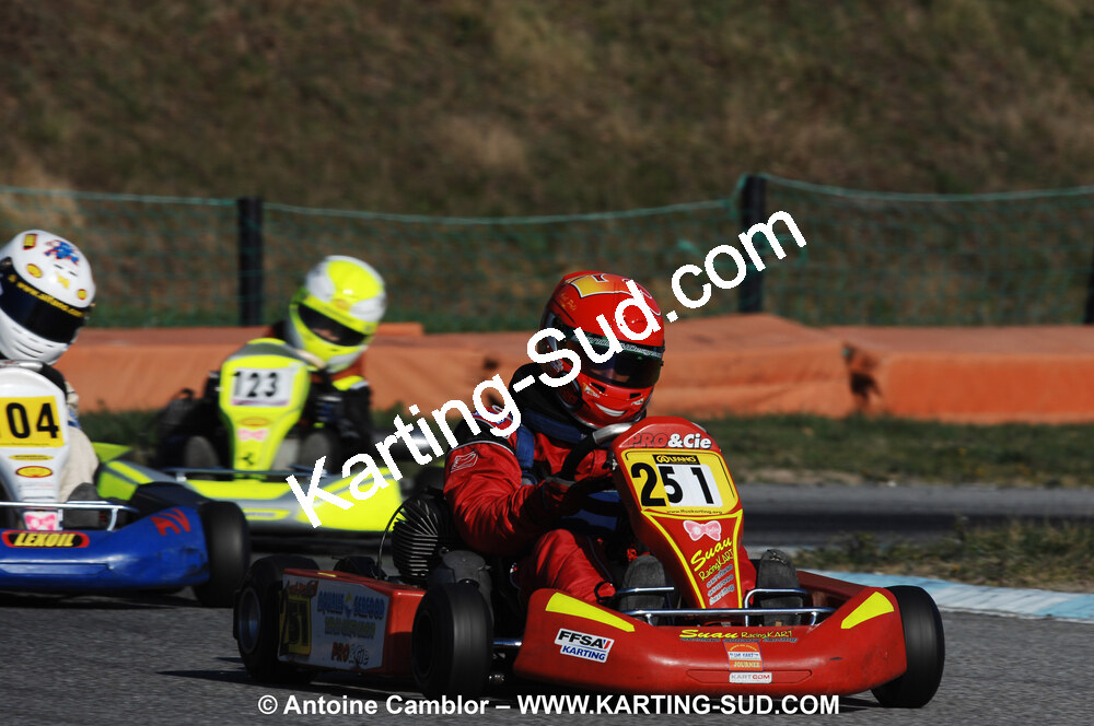 07/03/2010 : 1ère manche du Championnat du Sud 2010 à Lavelanet (photos Antoine Camblor) 2010 — karting