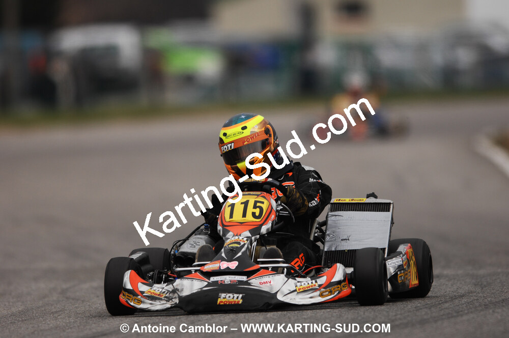 07/03/2010 : 1ère manche du Championnat du Sud 2010 à Lavelanet (photos Antoine Camblor) 2010 — karting