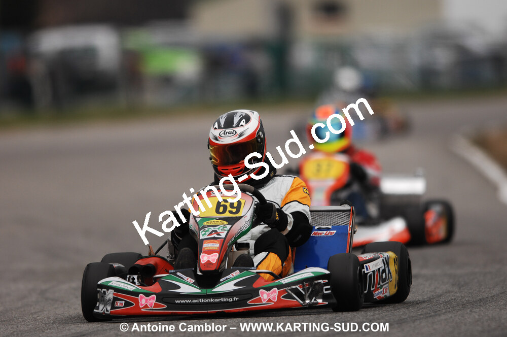 07/03/2010 : 1ère manche du Championnat du Sud 2010 à Lavelanet (photos Antoine Camblor) 2010 — karting