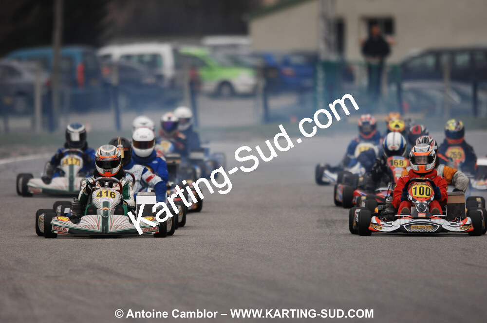 07/03/2010 : 1ère manche du Championnat du Sud 2010 à Lavelanet (photos Antoine Camblor) 2010 — karting