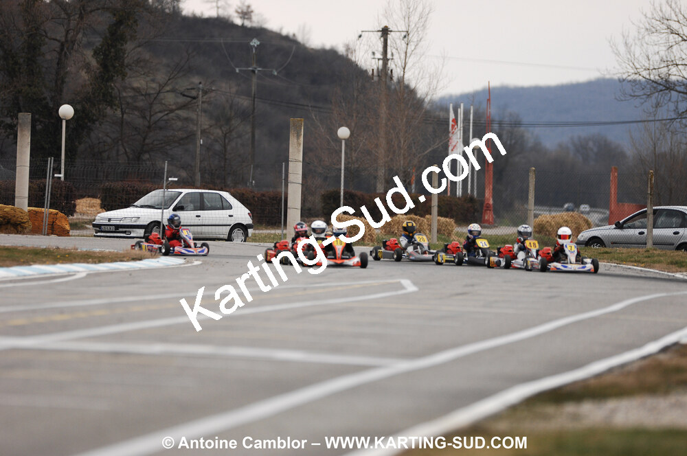 07/03/2010 : 1ère manche du Championnat du Sud 2010 à Lavelanet (photos Antoine Camblor) 2010 — karting