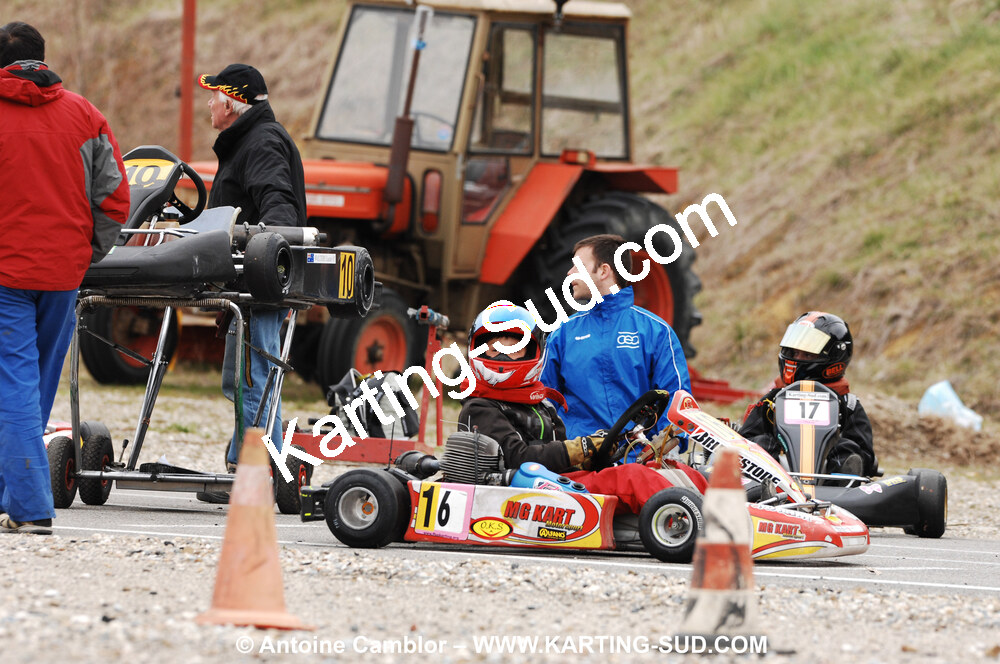 07/03/2010 : 1ère manche du Championnat du Sud 2010 à Lavelanet (photos Antoine Camblor) 2010 — karting